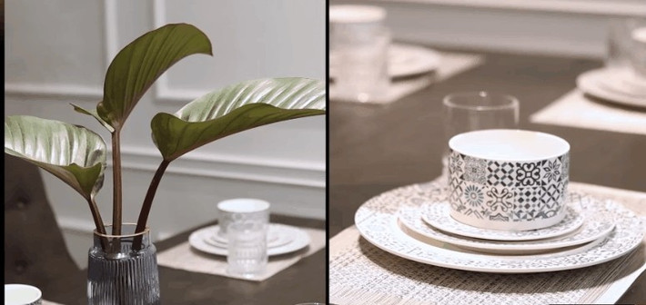 Khu vực bàn ăn sang trọng sau khi cải tạo. Ảnh: House n home >>> Mời độc giả xem video: Nhà 25m2 - cơ hội cho nhiều người. Nguồn: VTV24
