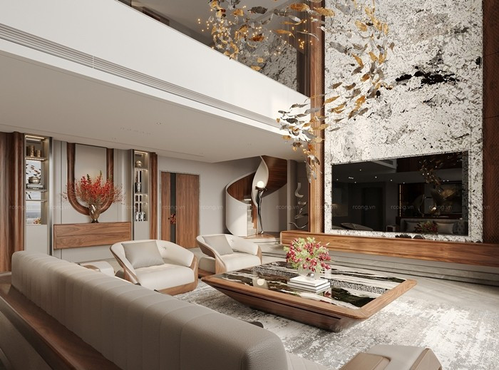Mới đây, kênh YouTube NhaTo giới thiệu căn penthouse gần 400m2 là món quà ông bà dành tặng cháu gái yêu quý mới chỉ 4 tuổi. Ảnh: NhaTo