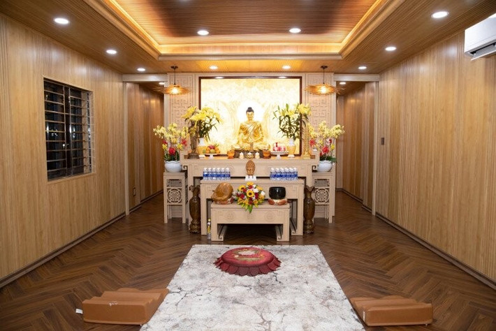Tầng 5 là không gian thanh tịnh. Ảnh: FBNV