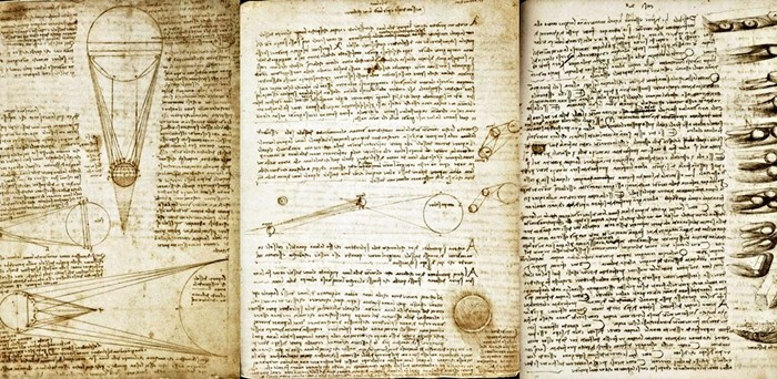 Năm 1994, tỷ phú Bill Gates chi 30,8 triệu USD để sở hữu Codex Leicester, một bản thảo 72 trang mà Leonardo da Vinci biên soạn vào đầu thế kỷ 16. Ảnh: Internet