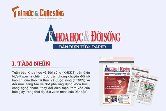 Bảng giá phát hành Tuần báo Khoa học và Đời sống e-Paper 