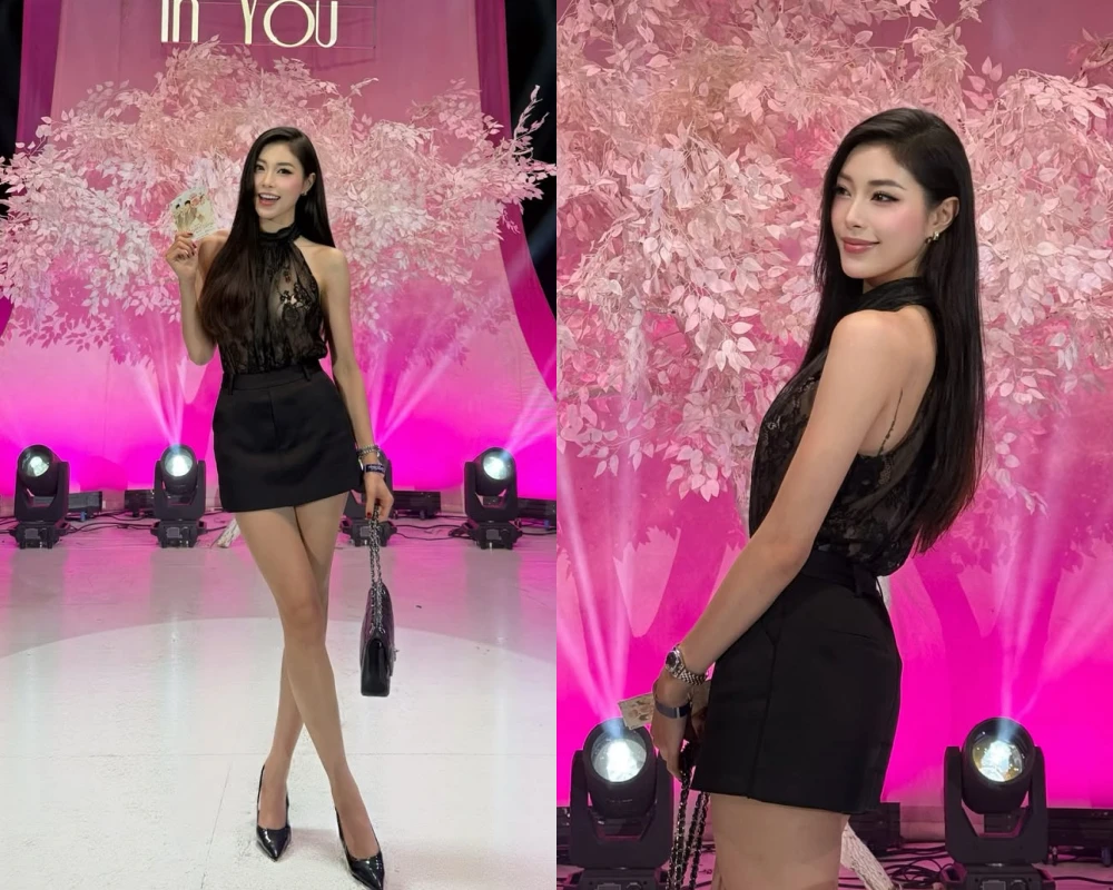 Đi show ca nhạc, cựu hot girl bóng chuyền Đặng Thu Huyền khoe vóc dáng chuẩn