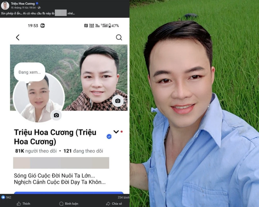 Chồng trẻ của cô dâu Thu Sao có chia sẻ bất ngờ trên trang cá nhân