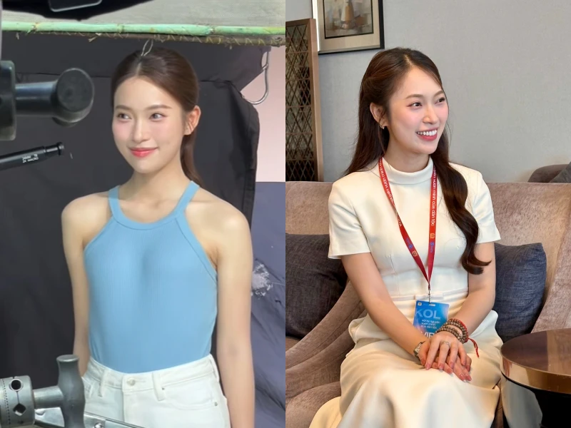 Loạt ảnh "cam thường" của MC Khánh Vy, làn da căng bóng chấp mọi loại app