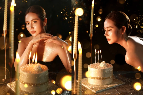 Huyền Lizzie mừng tuổi 35 bằng bộ ảnh dát vàng cực "bling"