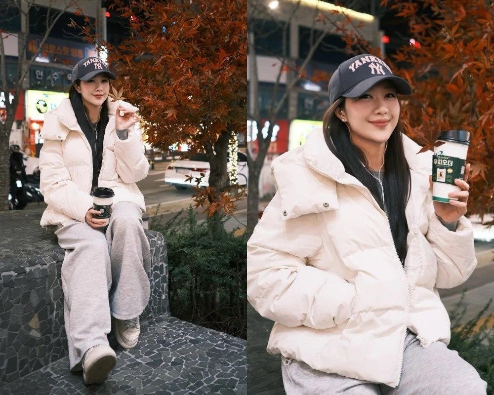 Nữ tiếp viên trưởng Tôn Nữ Nam Phương khoe nhan sắc bên cây thay lá đỏ 