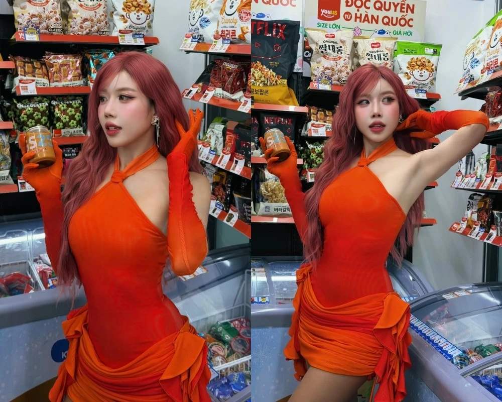“Chị đẹp” Trang Pháp diện outfit rực rỡ, pose dáng khí chất trong siêu thị