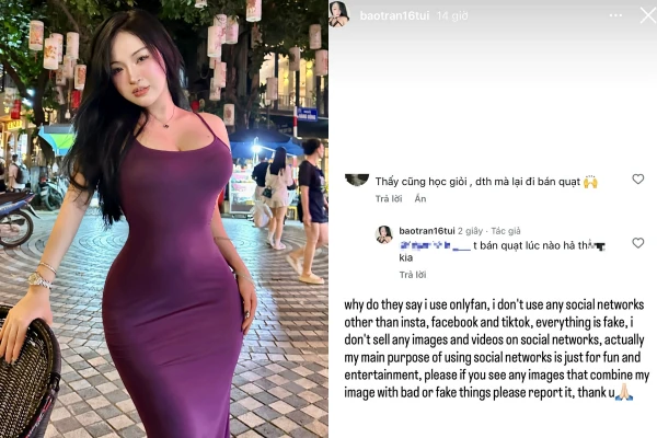 Bị nghi ngờ bán hình ảnh 'nhạy cảm', hot girl Đồng Nai nói gì?