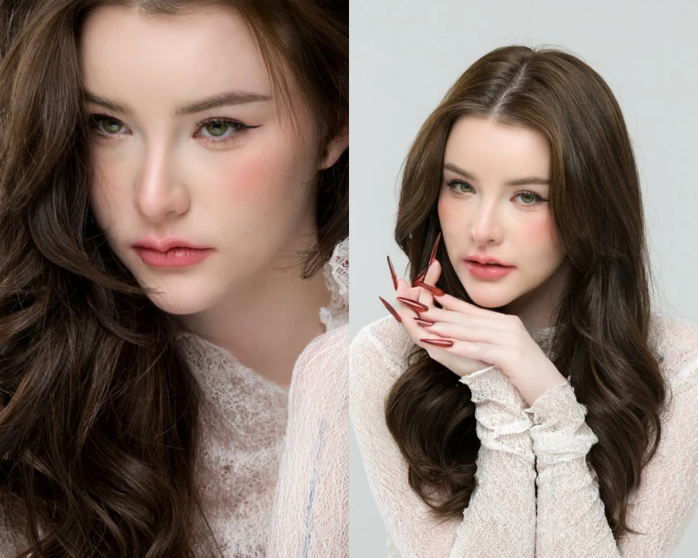 “Nữ thần tắm suối” Jessie Vard khoe cận gương mặt lai đẹp không góc chết