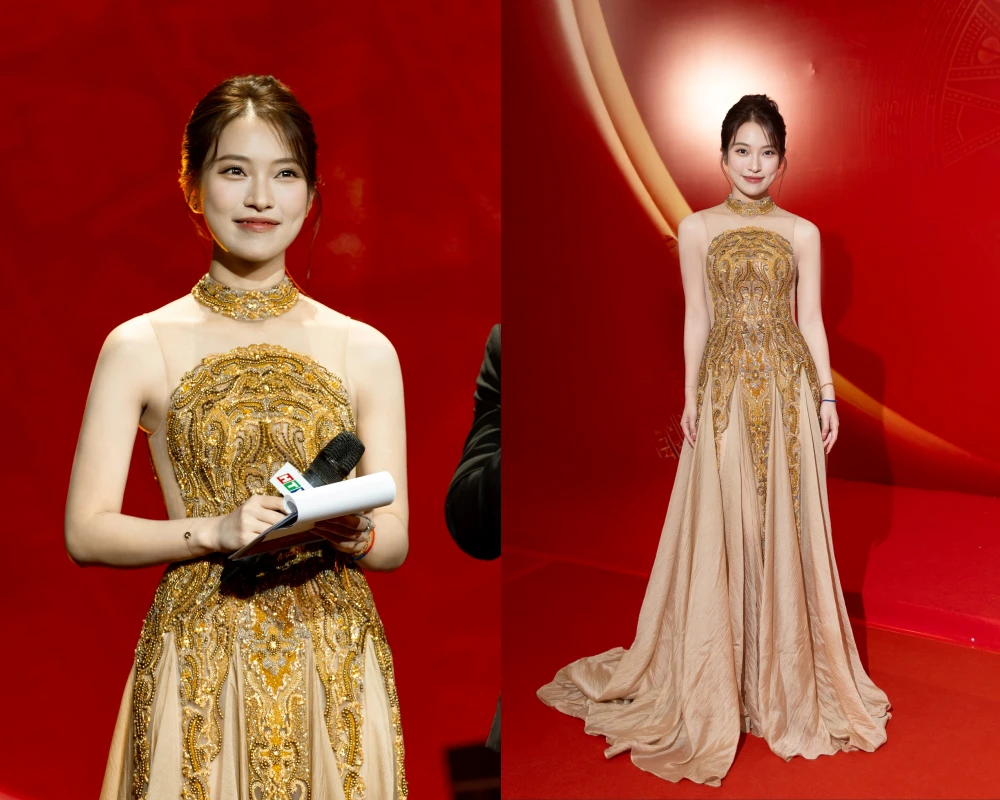 Khánh Vy nổi bật tại lễ trao giải phim Việt Nam lần thứ XXIV