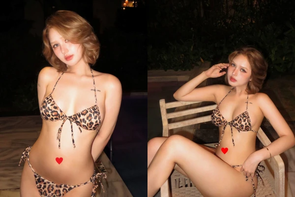 Mê cái cách Xoài Non diện bikini, body nõn nà miễn chê