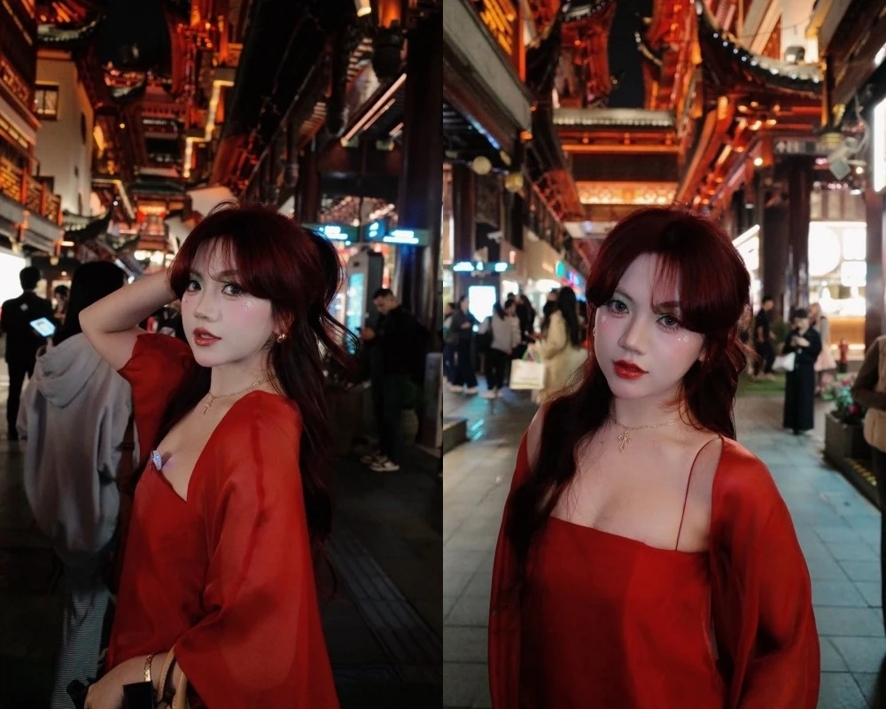 Hot girl Bảo Hân Helia “sả suộc” loạt ảnh lung linh tại Trung Quốc