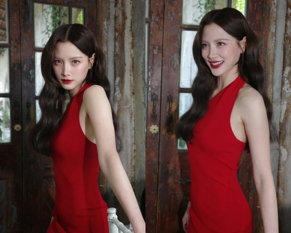 “Nữ thần Thái Lan” Baifern Pimchanok khoe gương mặt không góc chết