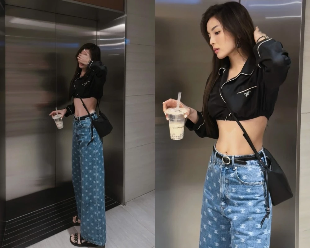 Hoa hậu Nguyễn Cao Kỳ Duyên khoe vòng eo săn chắc khiến netizen “ngắm là mê”