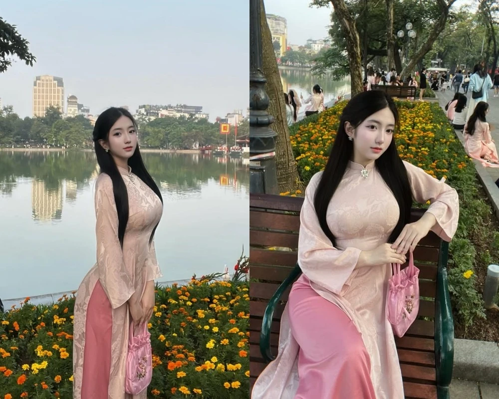 Hot girl 2k7 khiến cõi mạng xôn xao đón Tết sớm