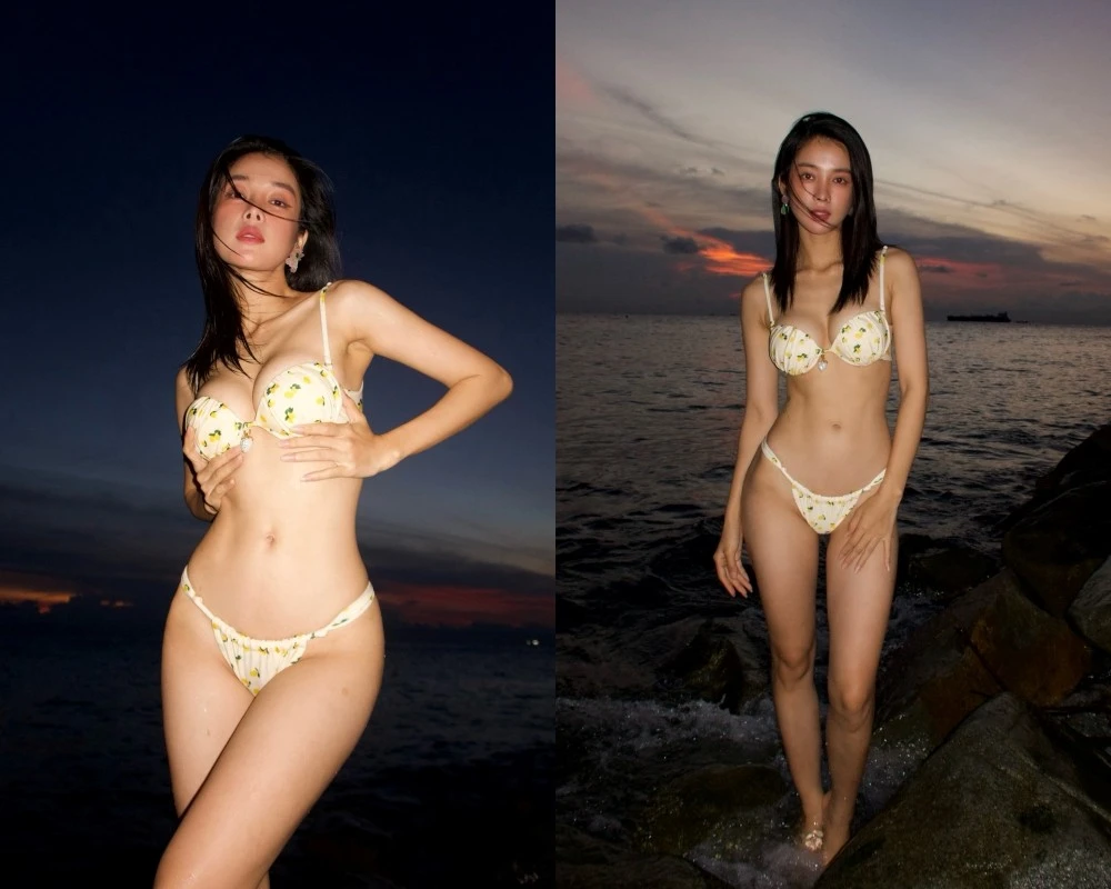 Trình Mỹ Duyên khoe vóc dáng nuột nà trong bộ bikini sau 4 năm “giấu dáng”