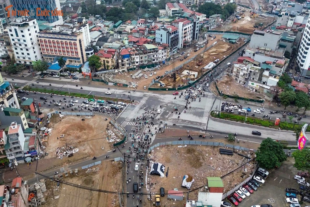 Thi công xuyên Tết, vành đai 1 Hoàng Cầu – Voi Phục thay đổi ra sao?