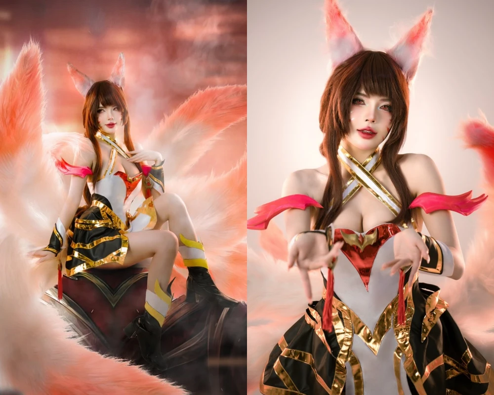 Nữ MC Mai Dora "gây bão" với bộ ảnh cosplay Hồ Ly 9 Đuôi đầy mê hoặc