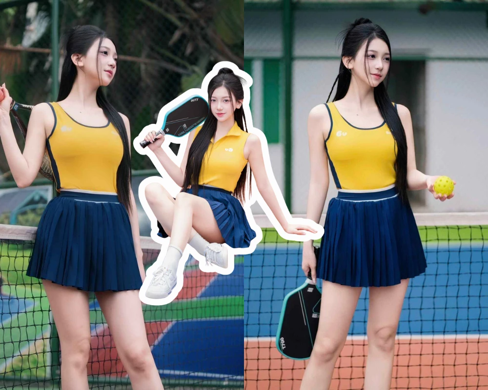 Hot girl pickleball xinh đẹp mới nổi làm dân mạng xao xuyến