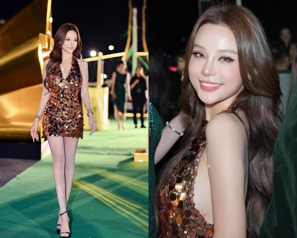 “Phú bà” Huyền Baby lộng lẫy trong bộ váy dự tiệc, nhan sắc mặn mà gây chú ý
