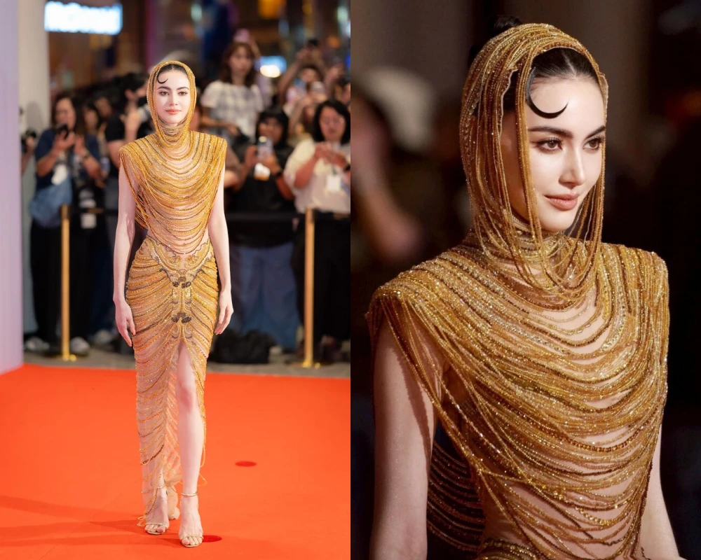 'Ma nữ đẹp nhất Thái Lan' Mai Davika hoá nữ thần khi đổ bộ thảm đỏ