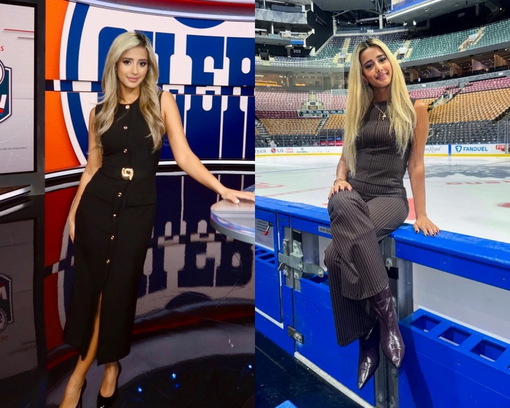 Phóng viên kênh thể thao ở Canada bất ngờ nổi tiếng sau cú ngã