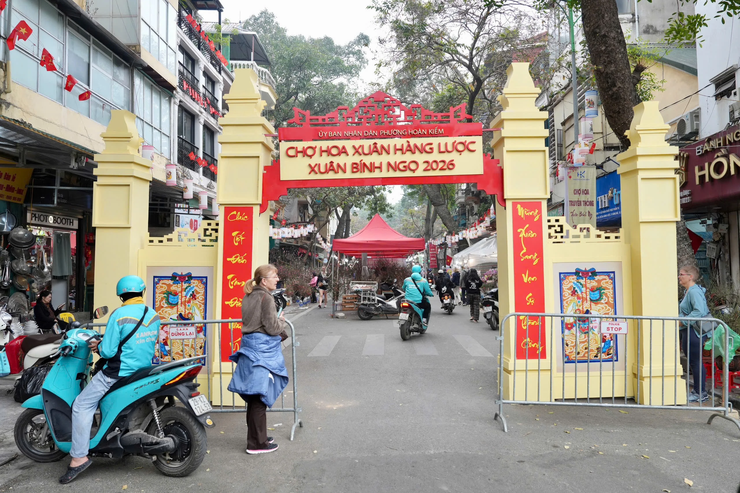 Chợ hoa Xuân Phố cổ 2026, không gian Tết truyền thống giữa lòng Thủ đô