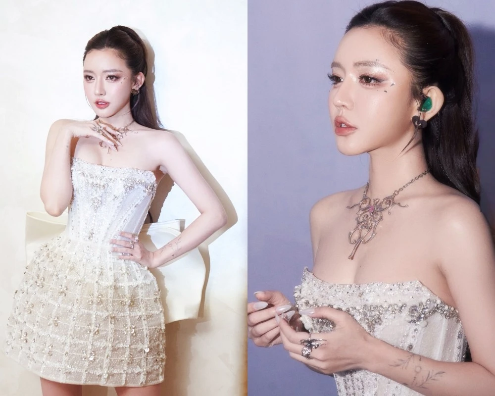 Bích Phương lên đồ ‘bling bling’, nhan sắc tựa nàng thơ bước ra từ cổ tích