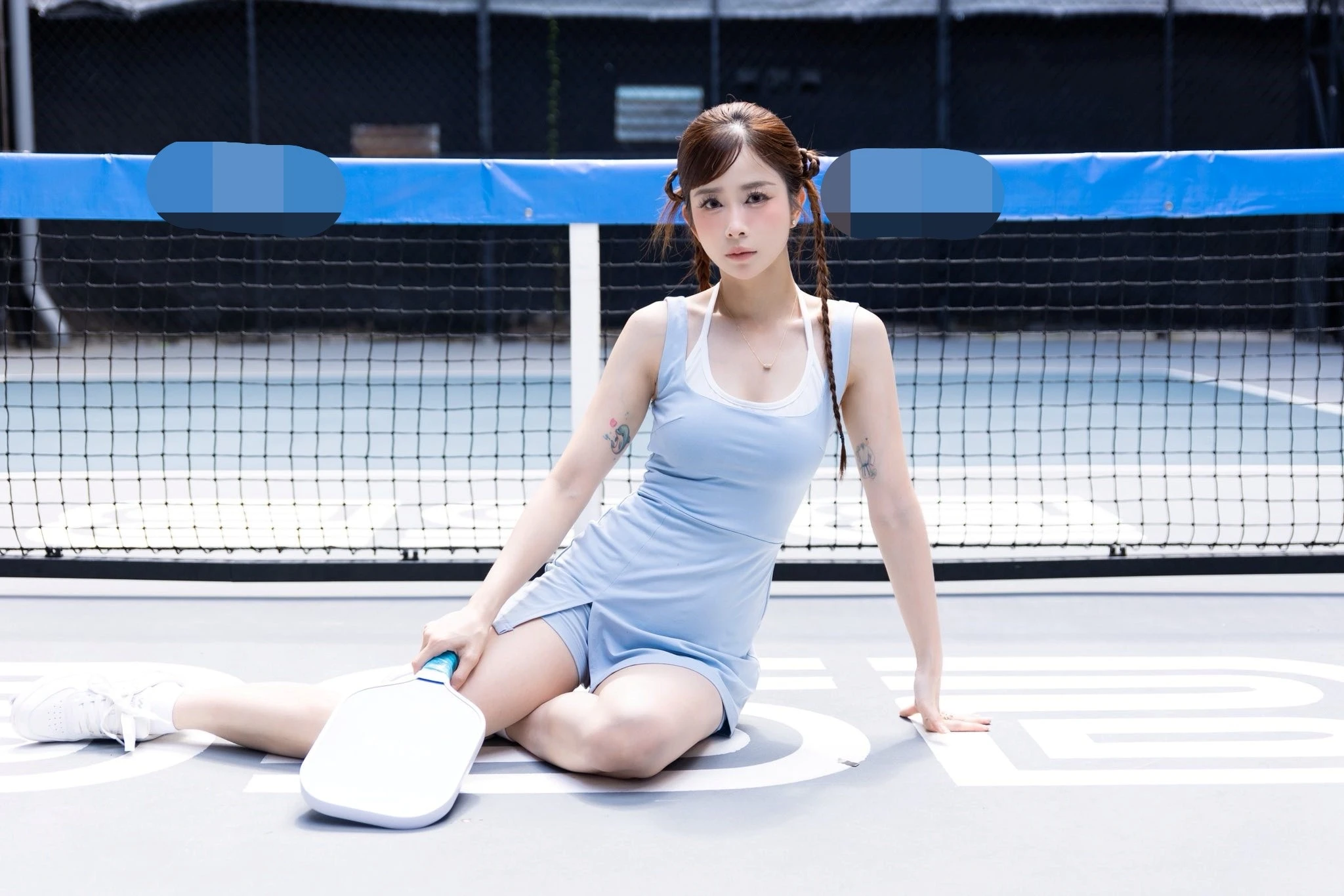 'Hot girl Taekwondo' Châu Tuyết Vân cực thần thái làm quen với pickleball