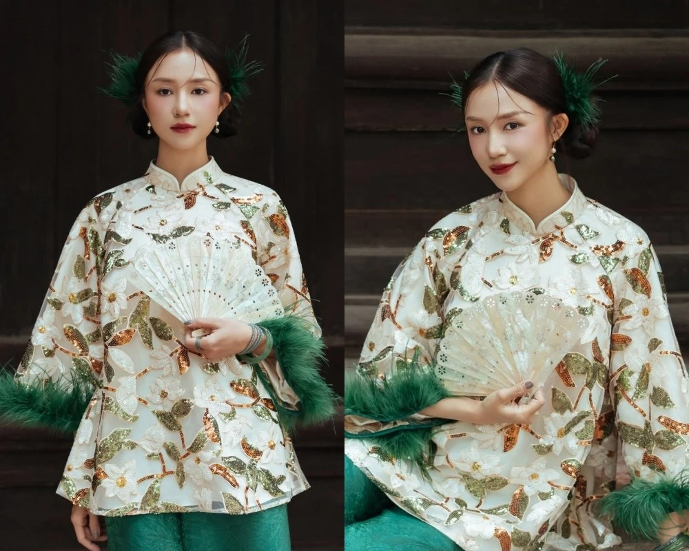 Hot girl Salim lên đồ lồng lộn diện Tết, nhan sắc ngọt ngào