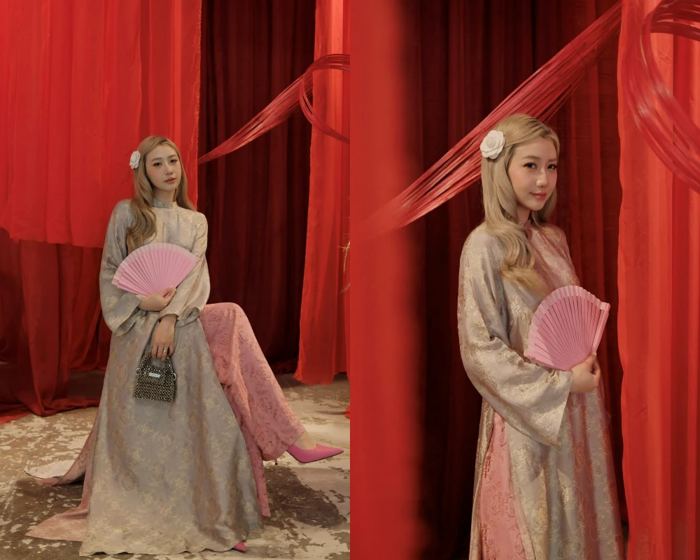 Hot mom Hà thành Kiều Ly Phạm khoe nhan sắc đỉnh cao trong tà áo dài