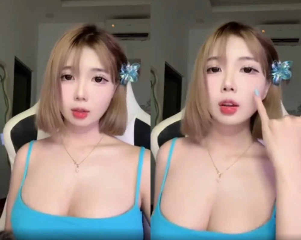 Hà Phương Boo đu trend 'váy xanh' với nhan sắc 'ngọt lịm'