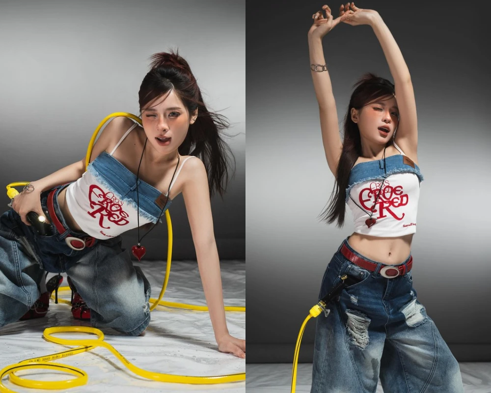 Hot girl Ngọc Kem tung "độ body" cực "chất"