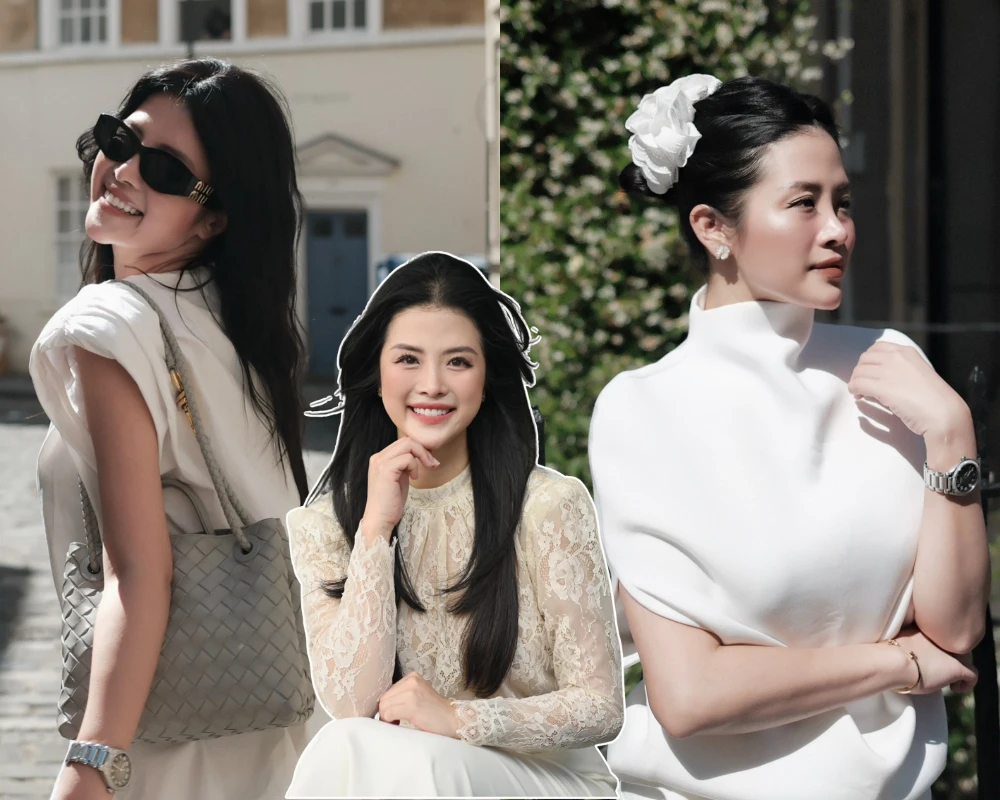 BTV Hải Vân VTV khoe dáng nuột nà ở trời Anh