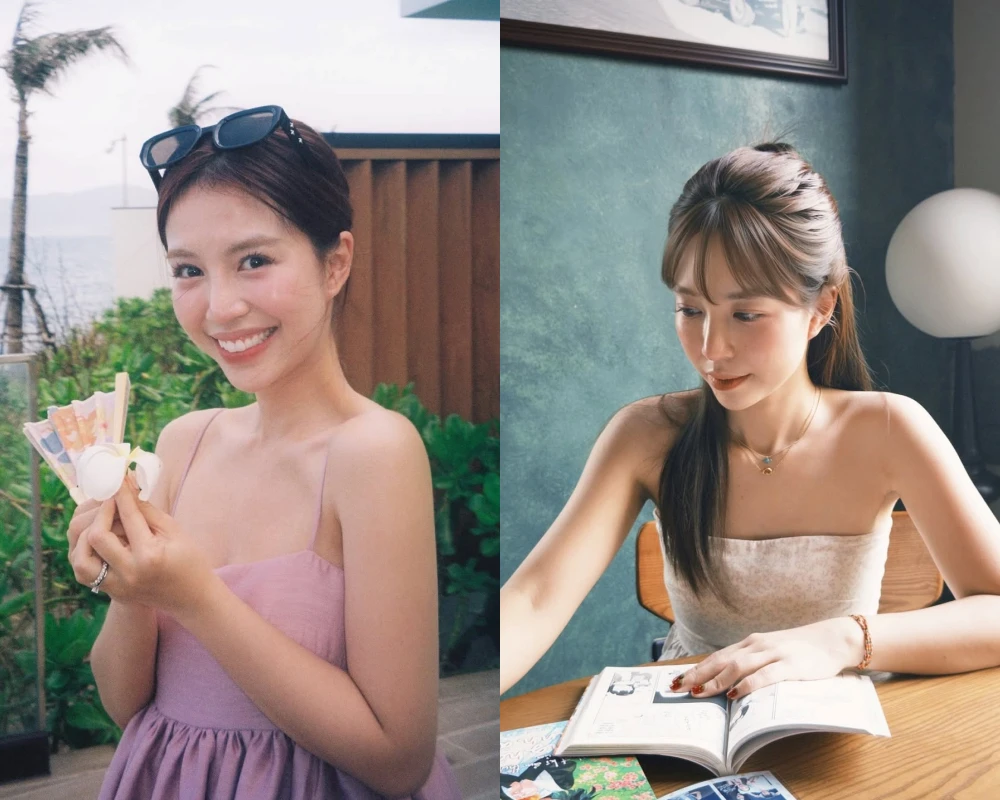 Hot girl 9x Hà thành nay là mẹ 1 con mặc gì cũng thành trend