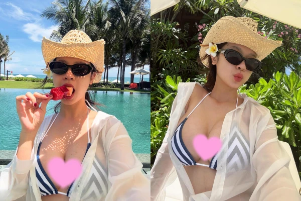 Hàn Hằng khoe vòng 1 "tràn viền", fan chỉ điểm bất thường