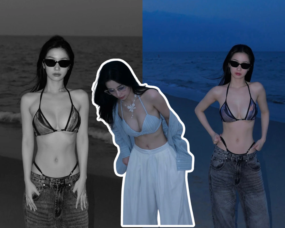 Jun Vũ đốt cháy màn đêm với loạt ảnh bikini táo bạo