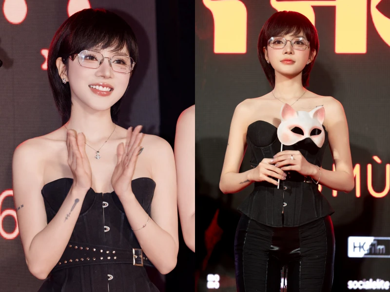 Xuất hiện tại buổi ra mắt phim, ca sĩ LyLy đẹp tựa búp bê