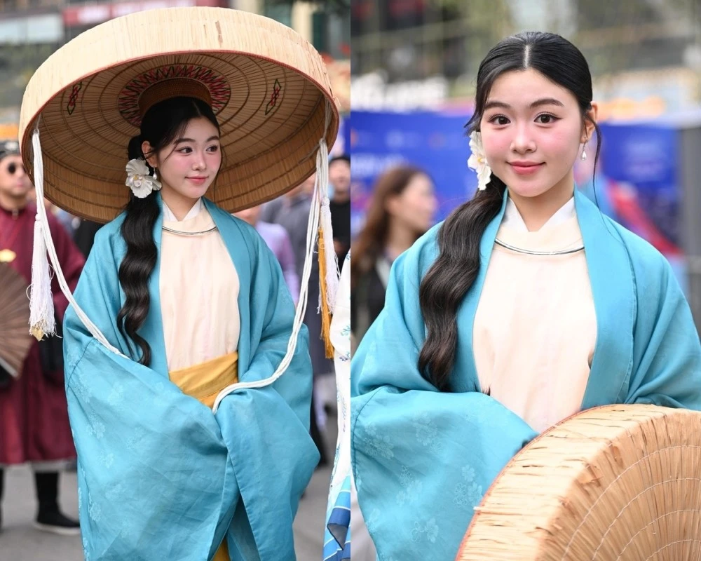 Lọ Lem thể hiện vẻ đẹp trong trẻo tại sự kiện phố đi bộ Hồ Gươm