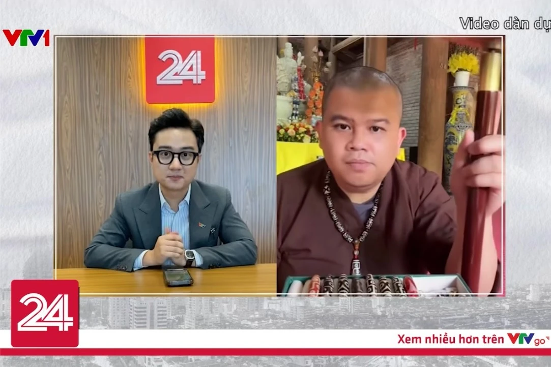 Sư thầy bán hàng livestream nổi tiếng “lên sóng” VTV24