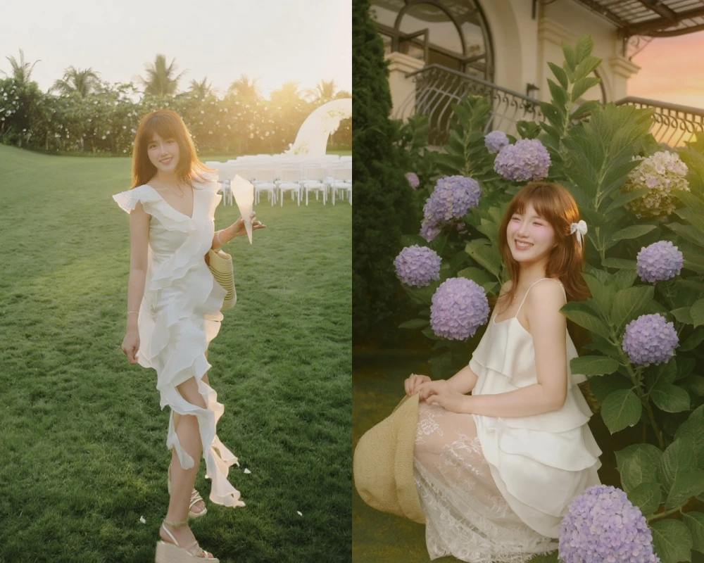 "Hot girl trà sữa" Kiều Trinh Xíu khoe ảnh đẹp tựa ban mai