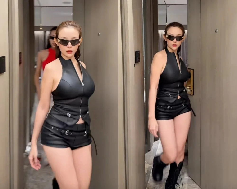 'Phú bà' Huyền Baby bị soi thân hình tròn trịa