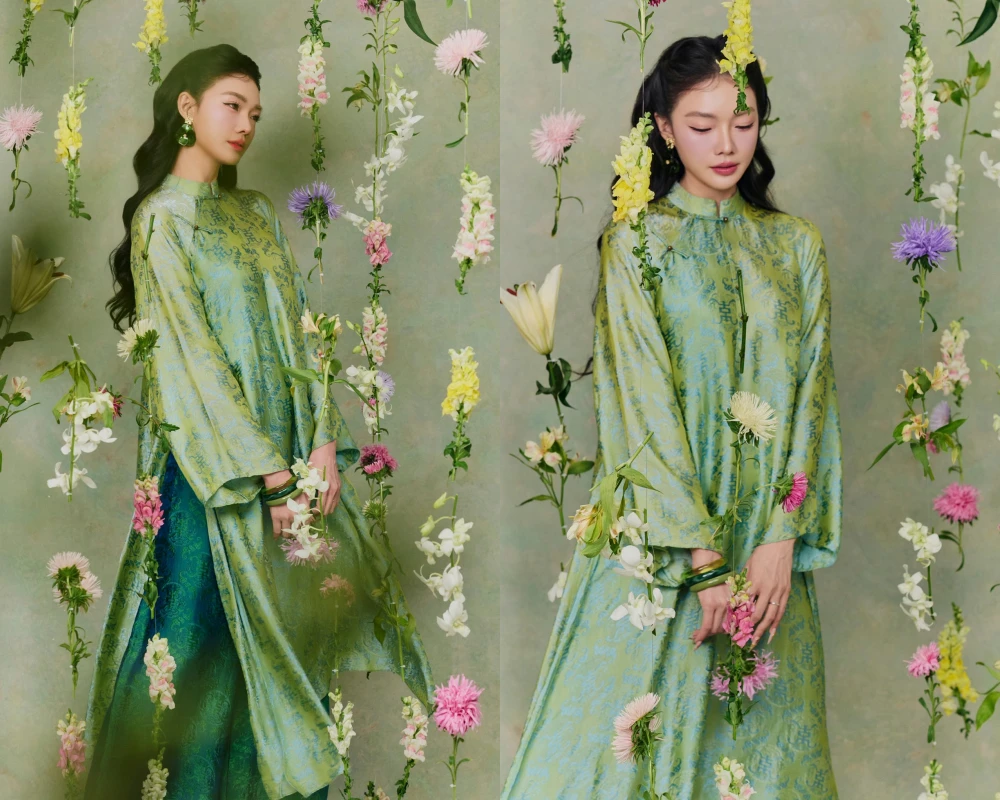 “Hoa khôi” Vietnam Airlines Dương Thu Thảo gia nhập đường đua áo dài