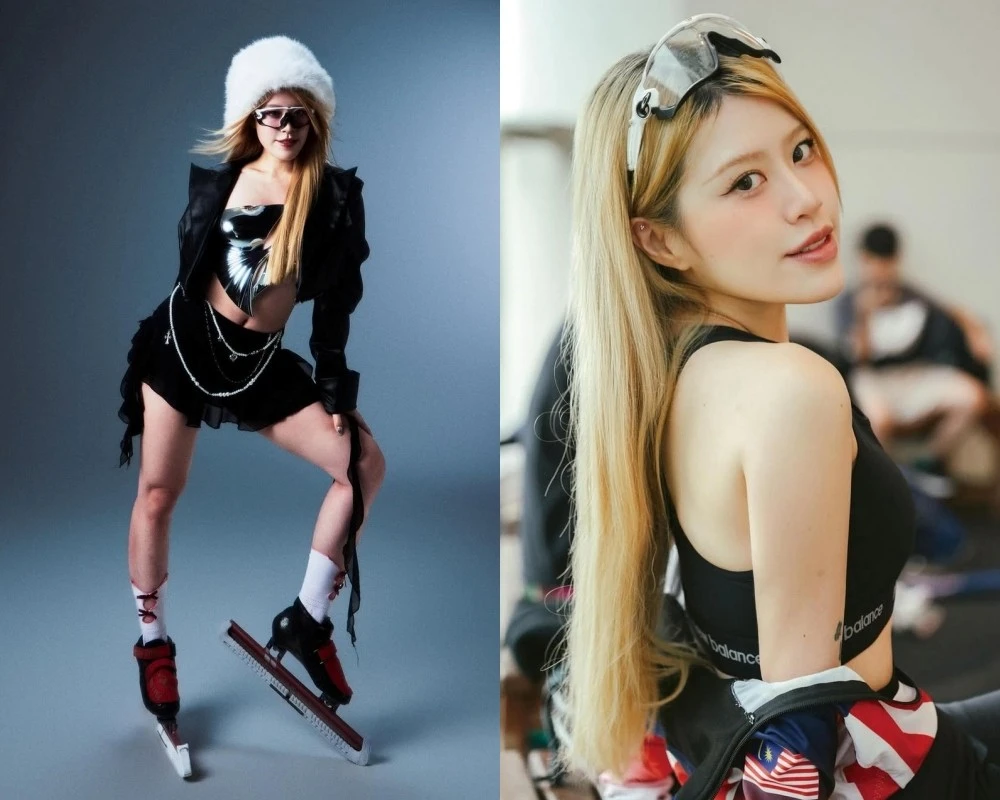 Nhan sắc 'nữ thần' của VĐV trượt băng Malaysia chuẩn sao hạng A