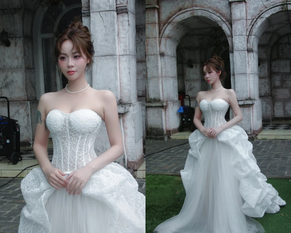 Nữ streamer Misthy diện váy cưới, netizen hỏi chú rể là ai?