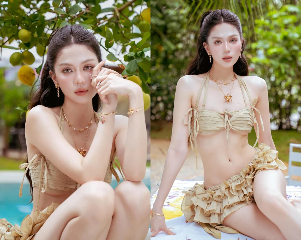 "Nữ hoàng nội y" Ngọc Trinh khoe visual đi biển gây bão mạng xã hội