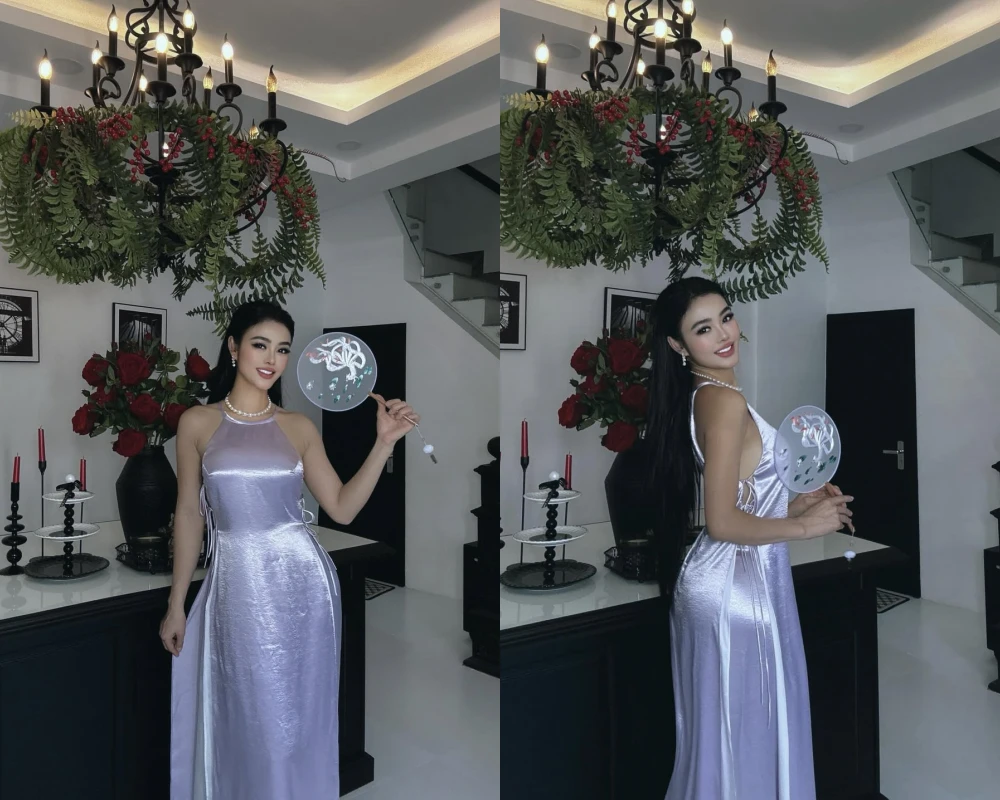 Julia Hồ khoe sắc với áo dài cách tân, thần thái cuốn hút sau thăng trầm