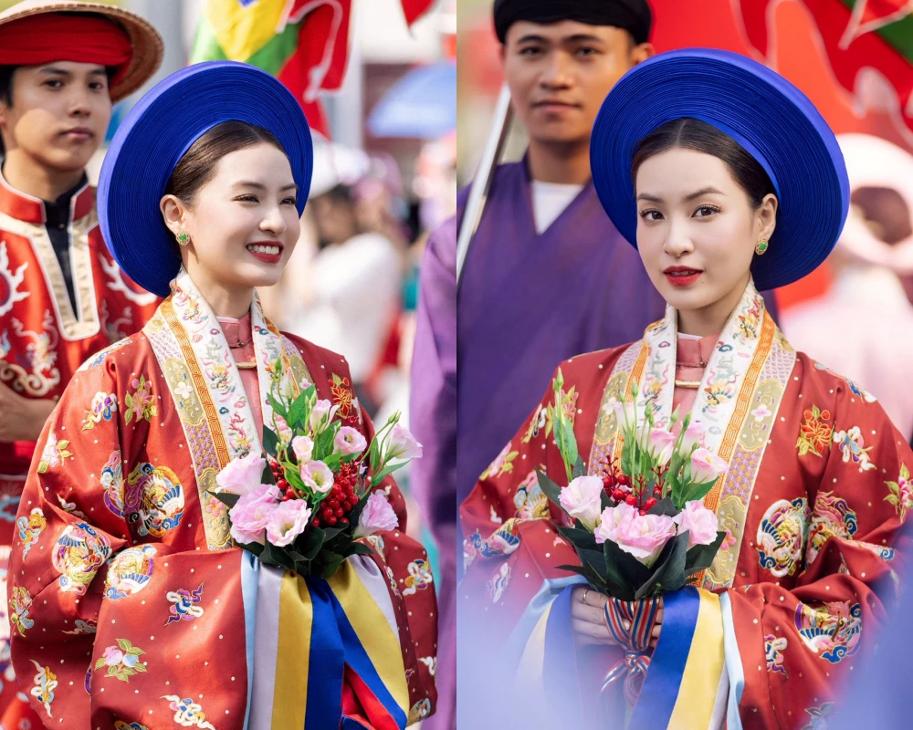 Nguyễn Lâm Thảo Tâm diện cổ phục Việt thần thái chuẩn “tiểu thư cung đình”