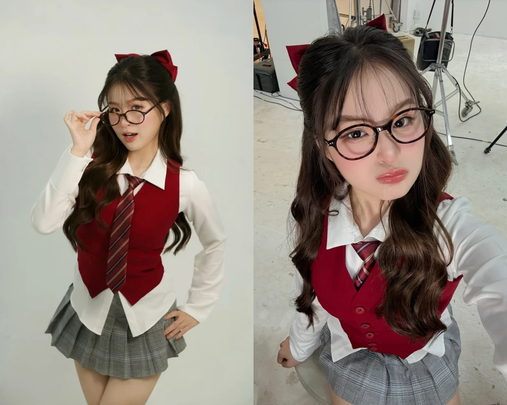 Nữ rich kid CHAO hóa thân thành cô nữ sinh gợi cảm