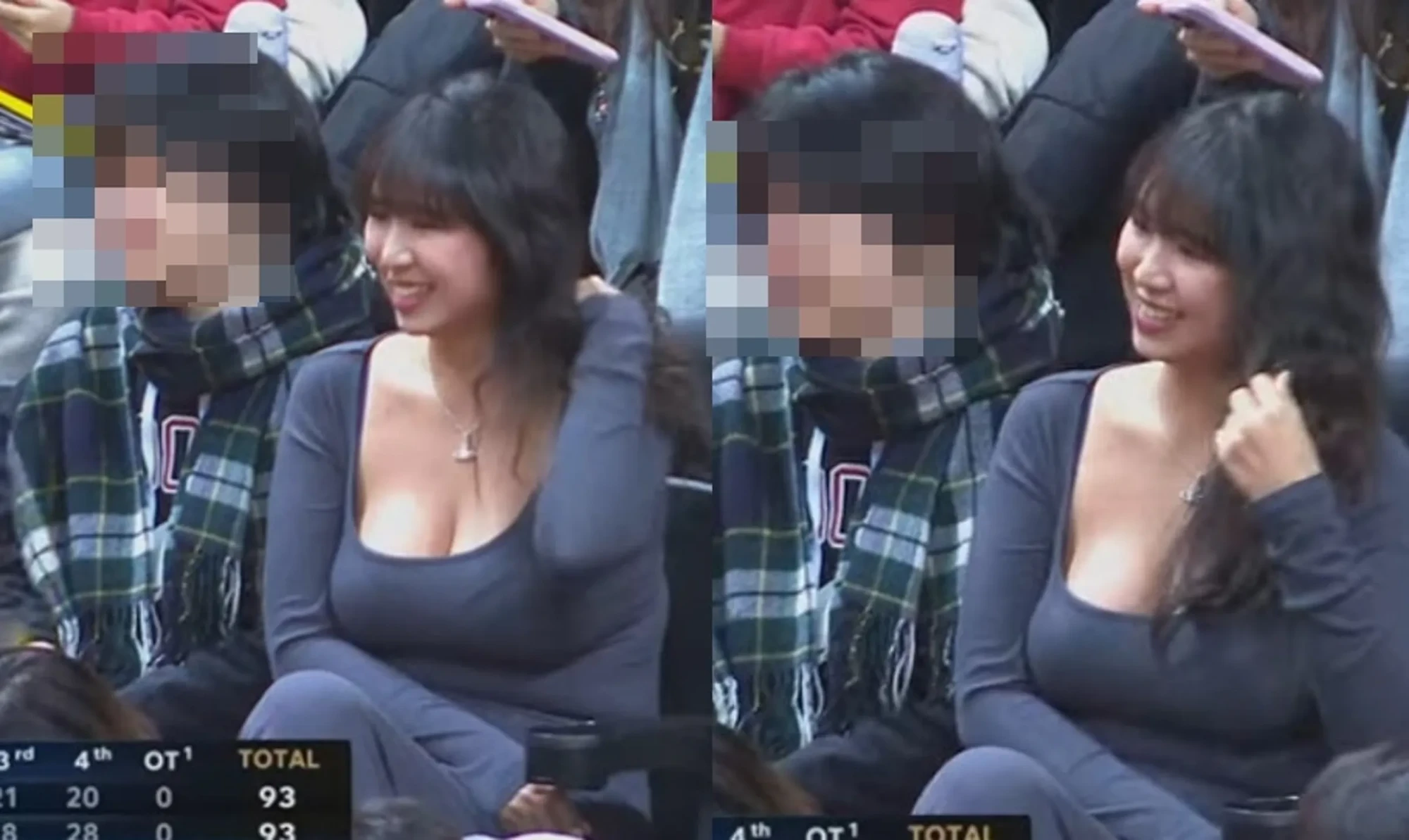 Đi cổ vũ bóng rổ, gái xinh bỗng nổi tiếng không ngờ chỉ nhờ một khoảnh khắc